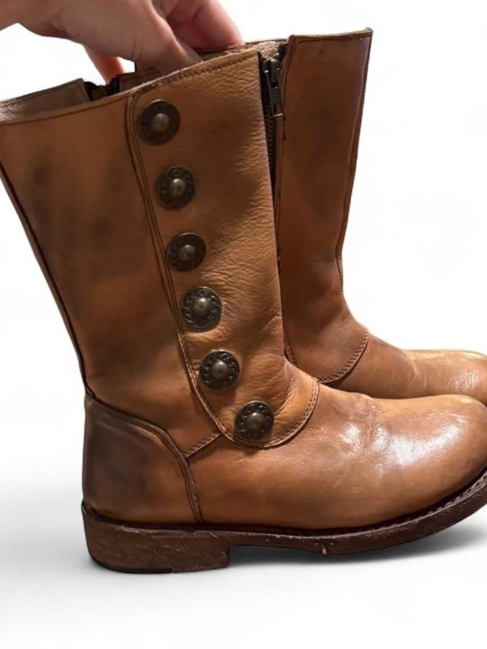 Vintage leather boots great condition size 6 soft leather BED STU